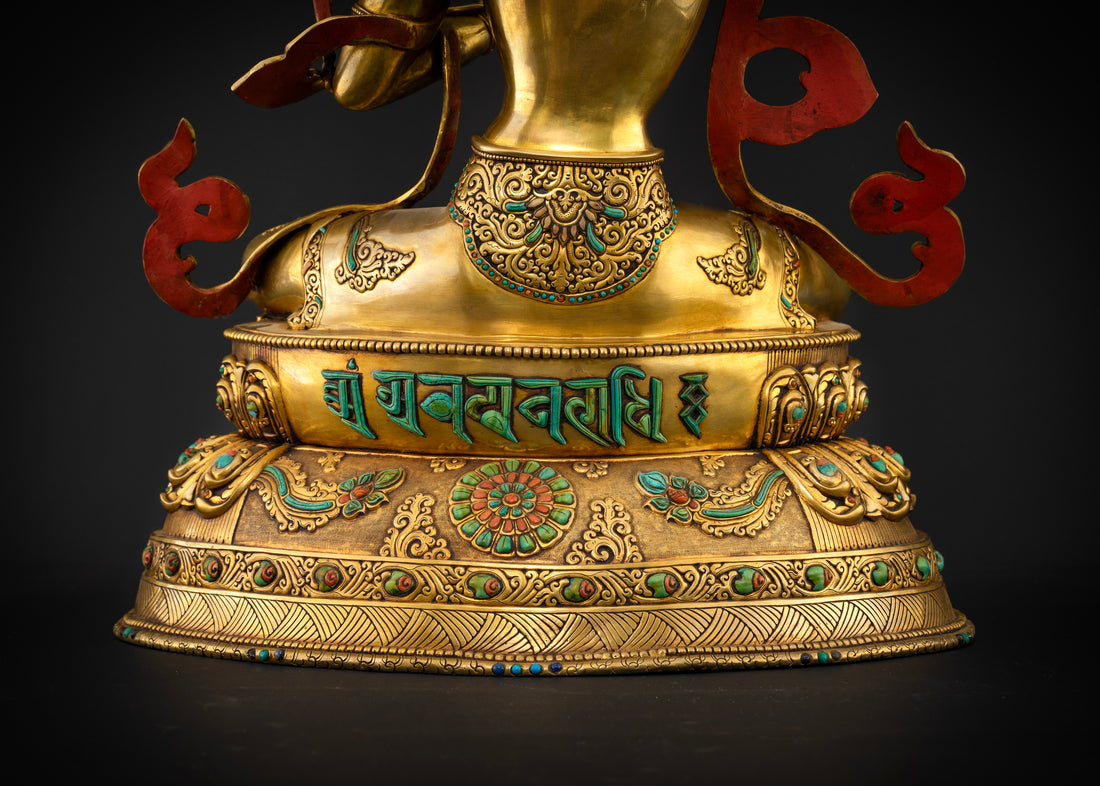 Enlightened Insight Personified: The Majestic Manjushri Statue