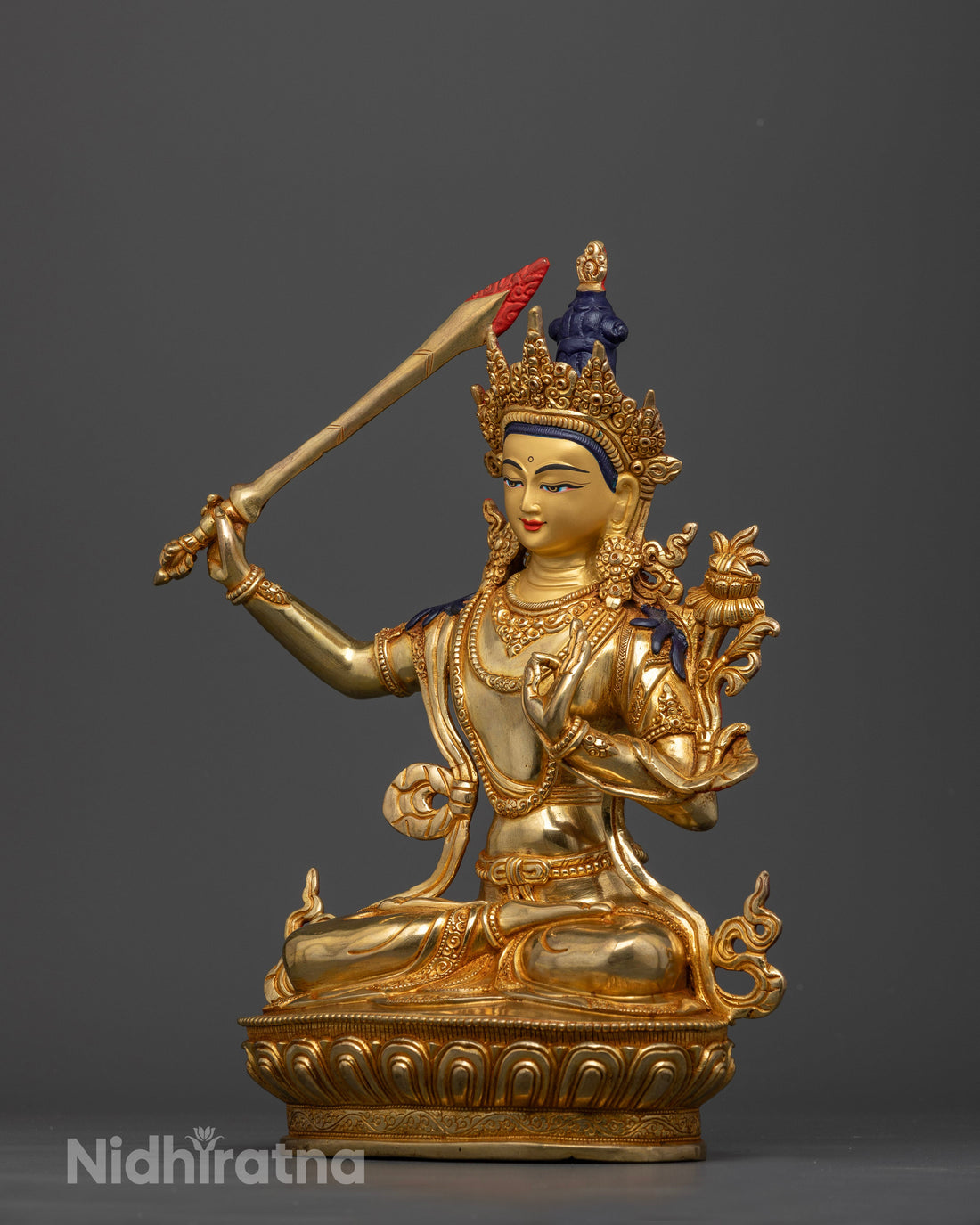 Manjushri Bodhisattva Statue: Embodiment of Wisdom