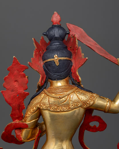 Manjushri Bodhisattva Statue: Guardian of Wisdom and Spiritual Insight