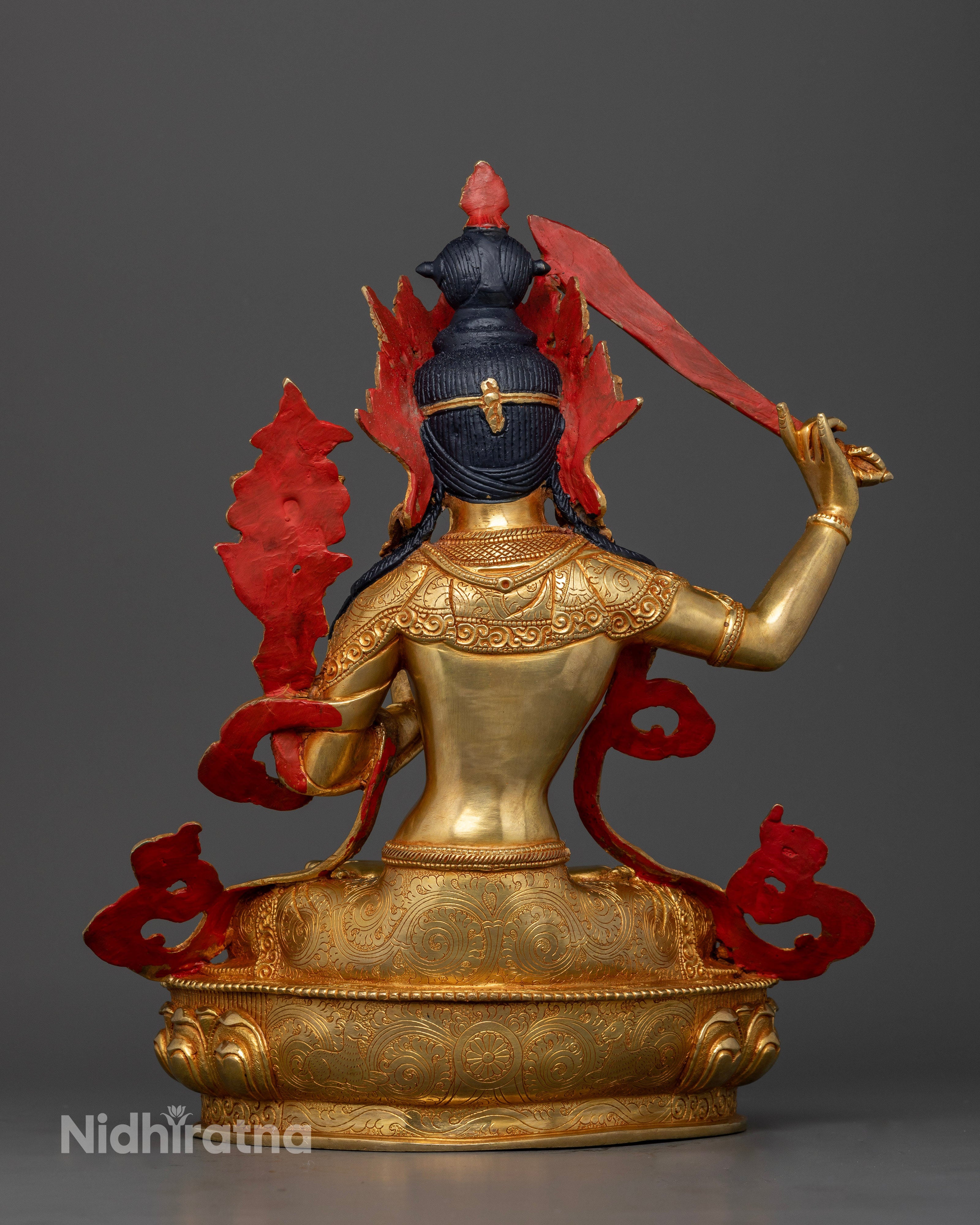 Manjushri Bodhisattva Statue: Guardian of Wisdom and Spiritual Insight