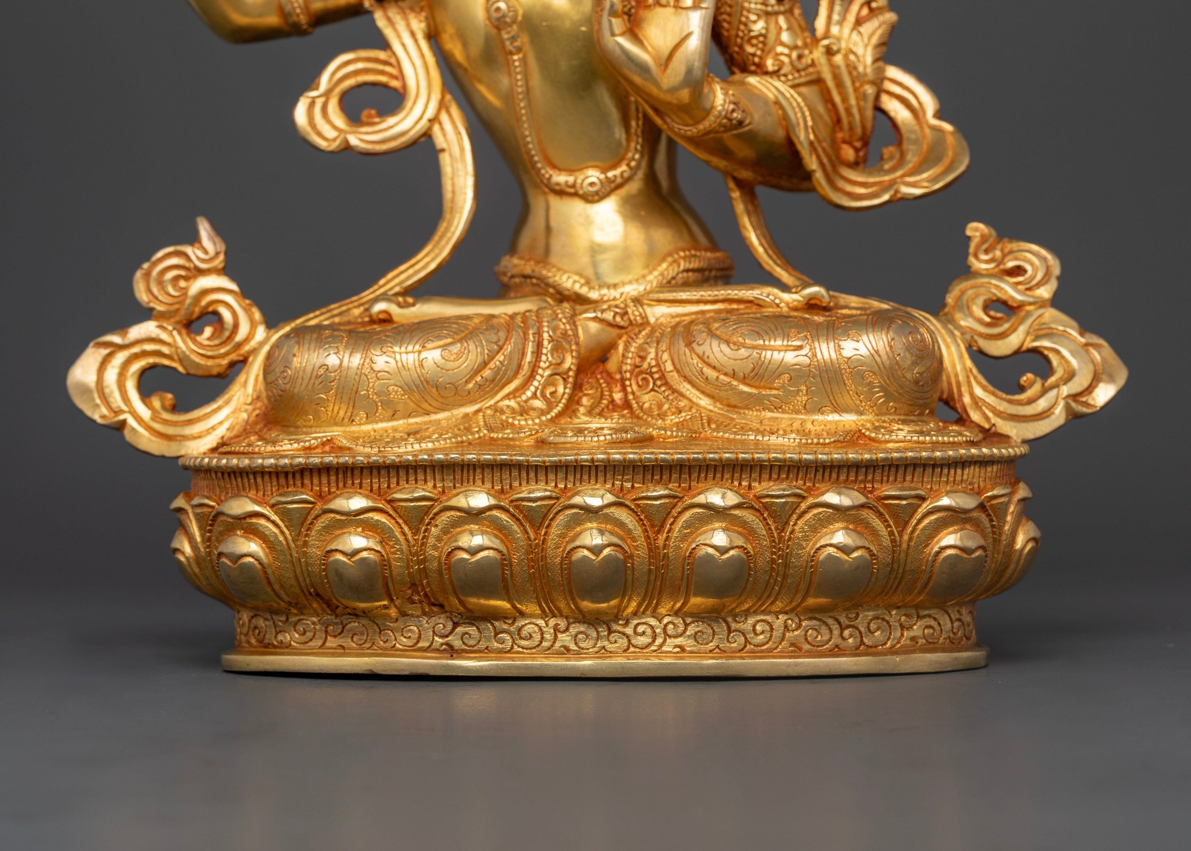 Manjushri Bodhisattva Statue: Guardian of Wisdom and Spiritual Insight
