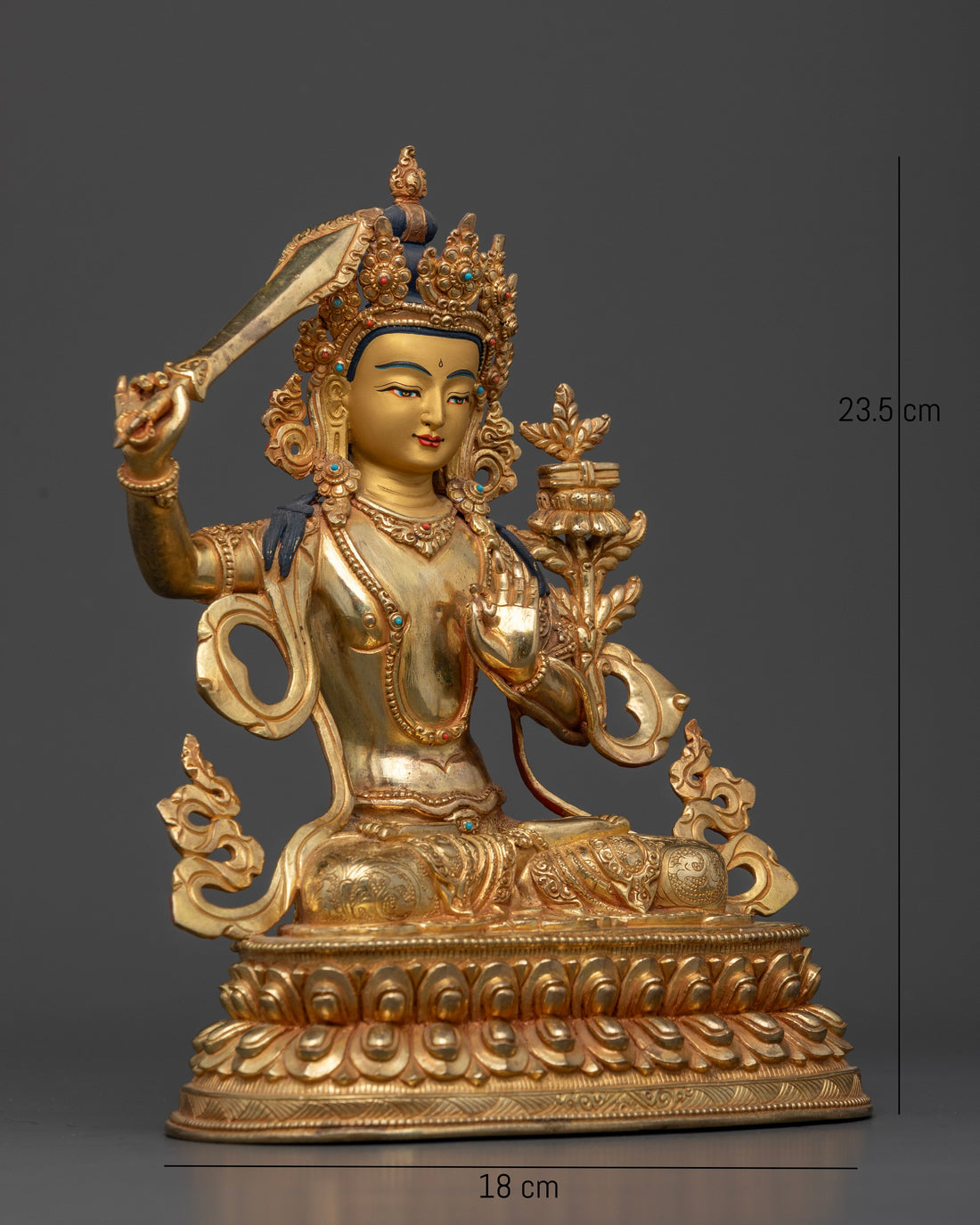 Manjushri Statue: The Bodhisattva of Wisdom