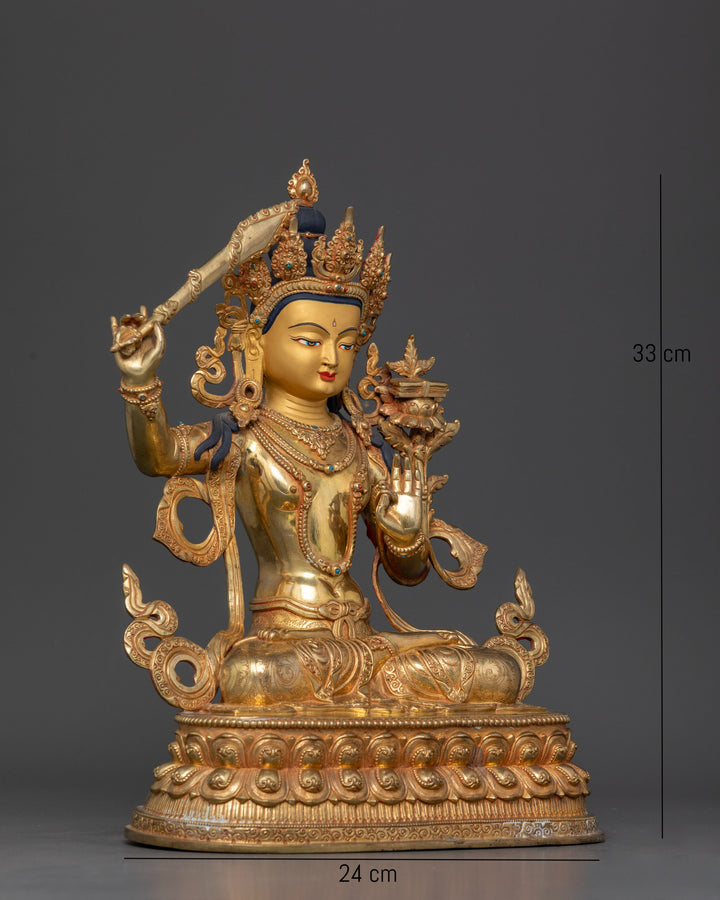 The Compassionate Swordbearer: Manjushri's Wisdom Unveiled