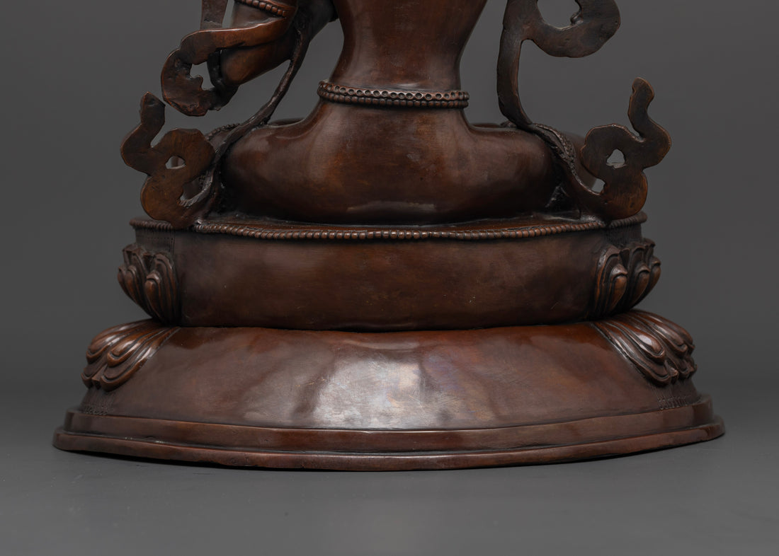 The Majestic Oxidized Manjusri Bodhisattva: A Symbol of Enduring Wisdom