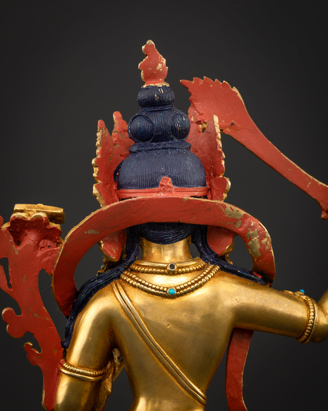 Handmade Manjushri Statue: A Masterpiece of Enlightened Wisdom