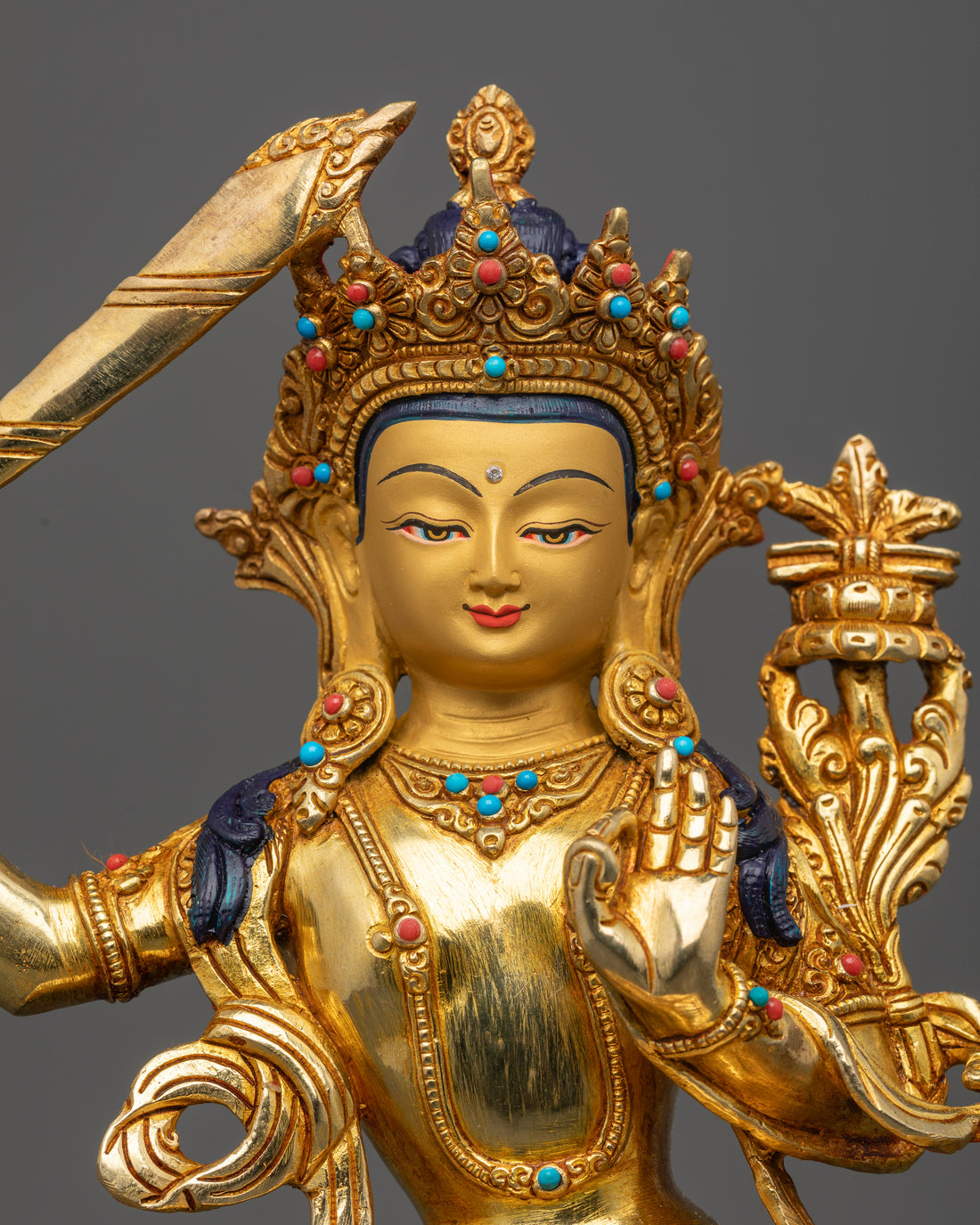 The Sword of Wisdom: Manjushri Statue- the Blade of Enlightenment