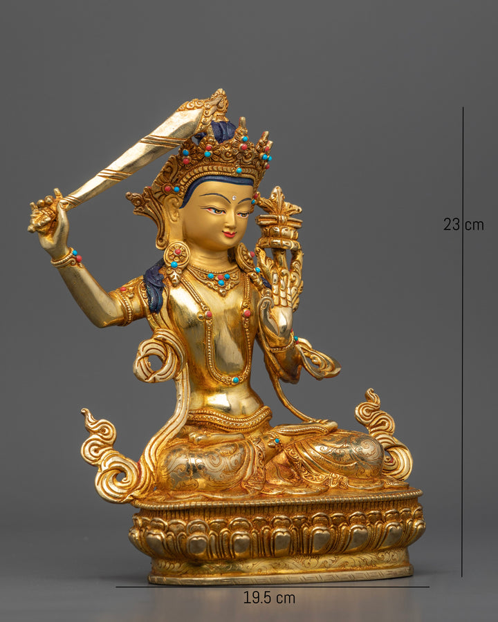 The Sword of Wisdom: Manjushri Statue- the Blade of Enlightenment