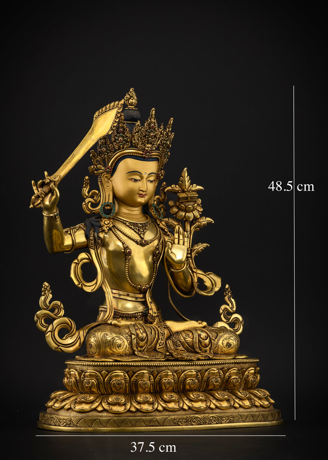 Manjushree: The Enlightened Bodhisattva of Wisdom