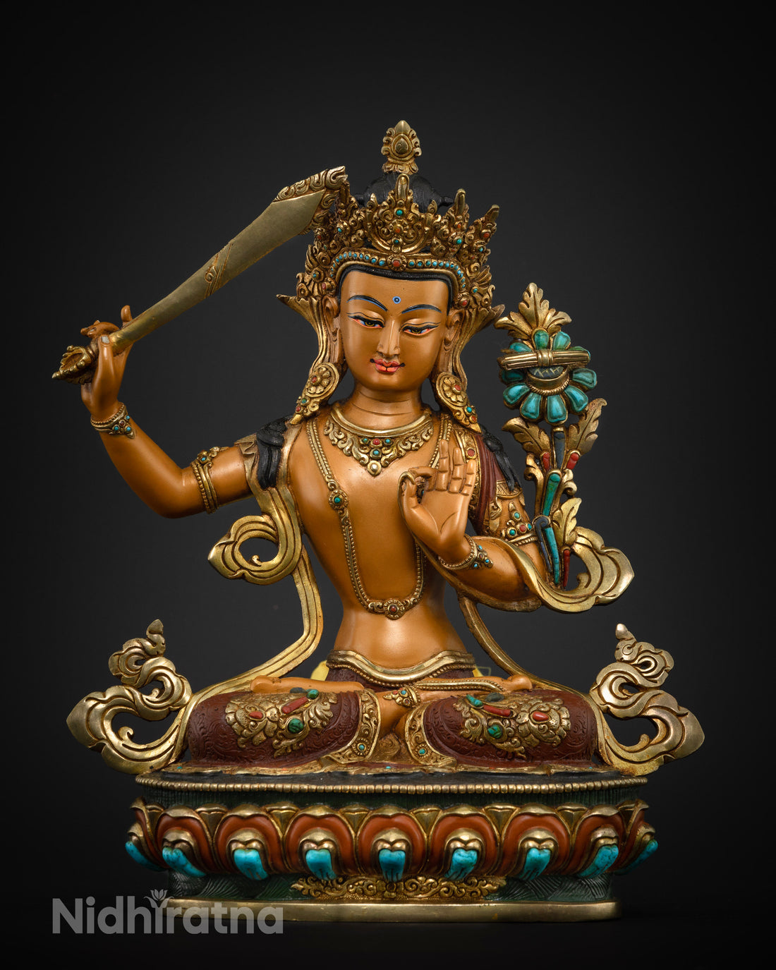 Kaleidoscope of Enlightenment: Manjushri Statue