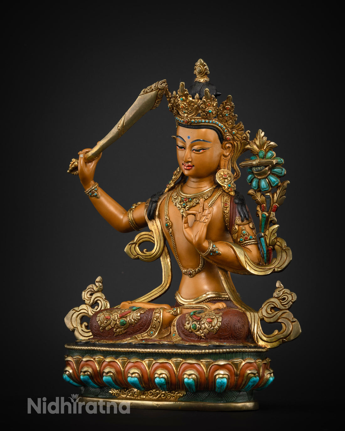 Kaleidoscope of Enlightenment: Manjushri Statue