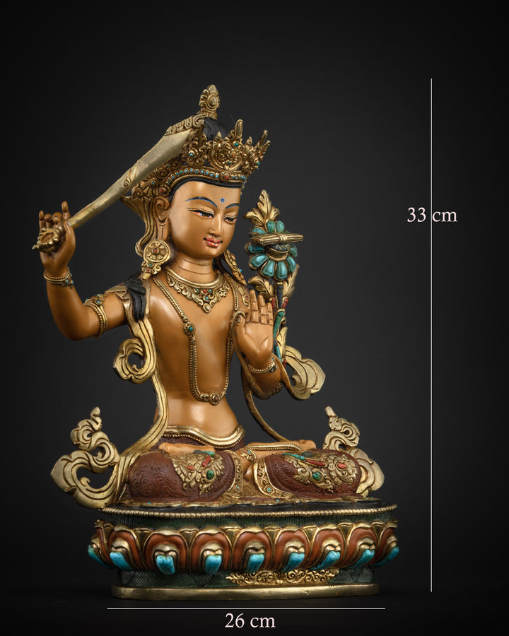 Kaleidoscope of Enlightenment: Manjushri Statue