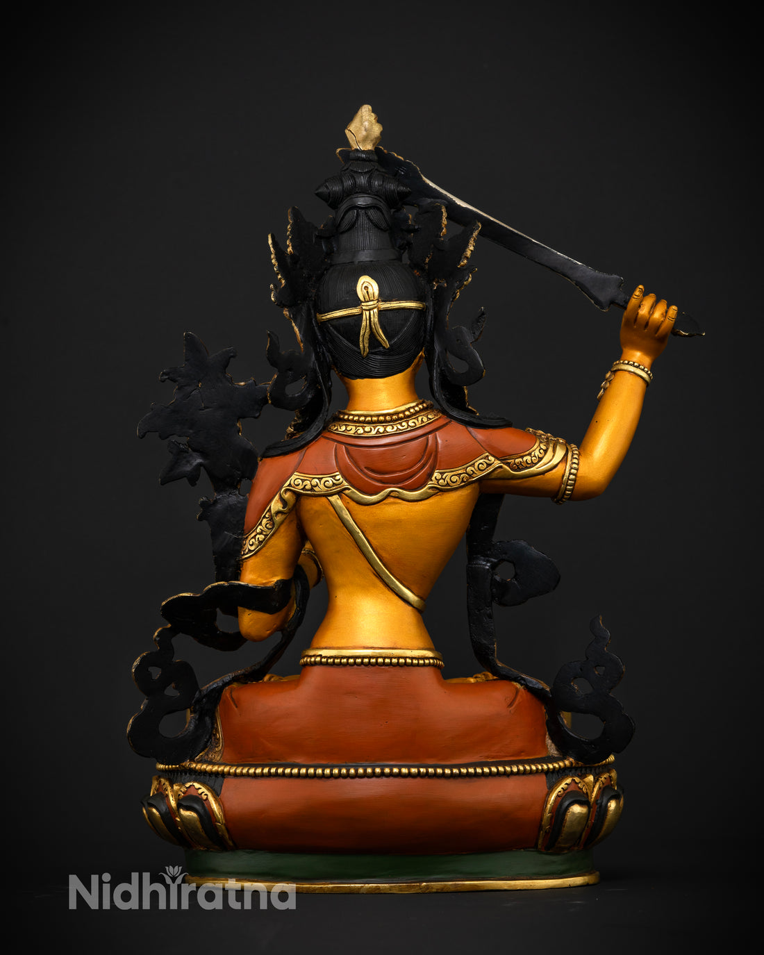 Bodhisattva Manjushree: A Masterpiece of Colored Enlightenment