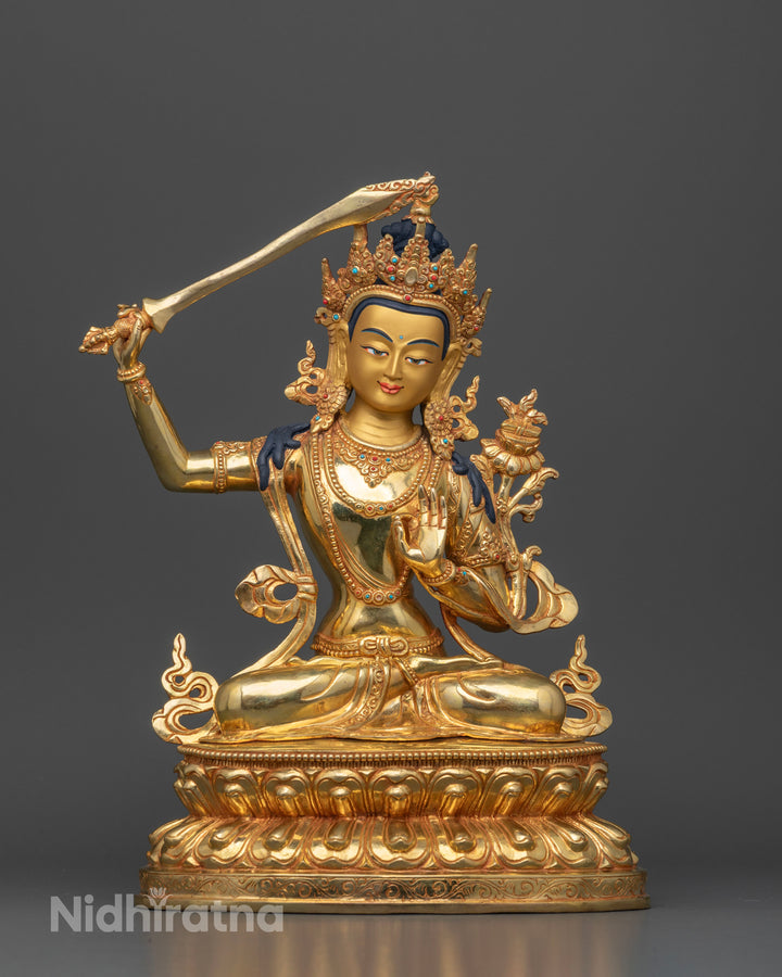 Manjushree Bodhisattva Embodying the Path to Enlightenment