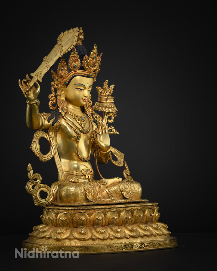 Manjushri Buddha Statue for Wisdom