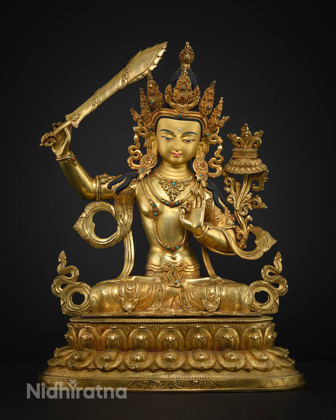 Manjushri Buddha Statue for Wisdom