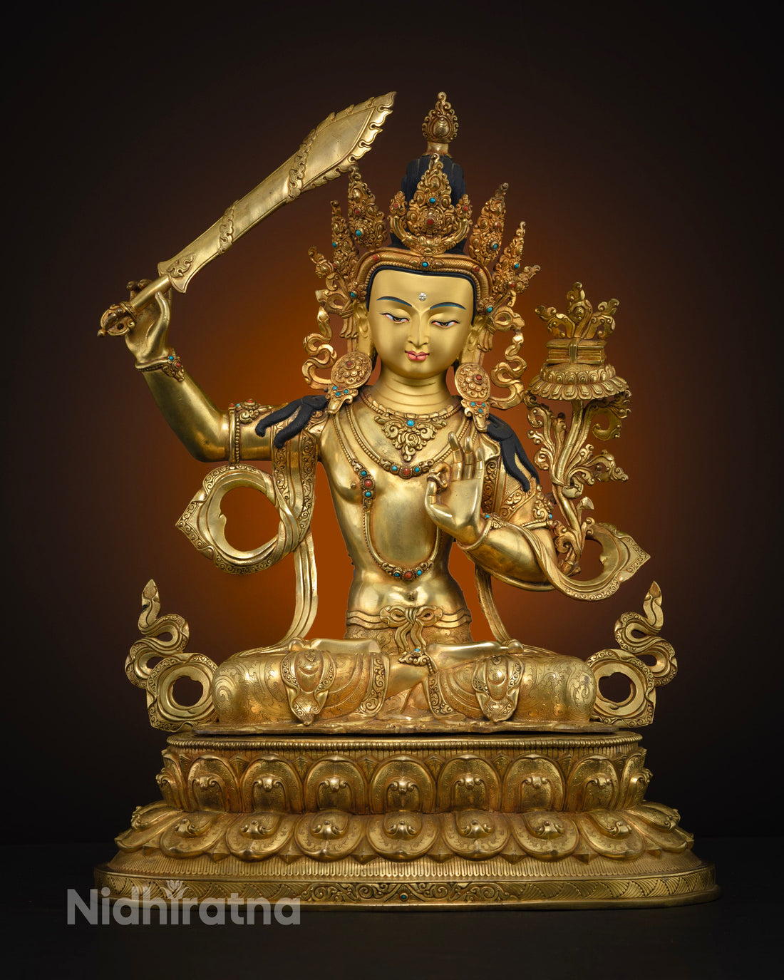 Manjushri Buddha Statue for Wisdom