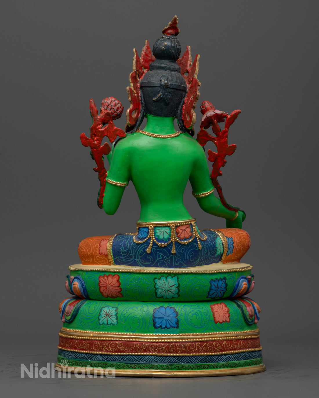 Green Tara Sculpture: The Goddess of Compassion and Protection