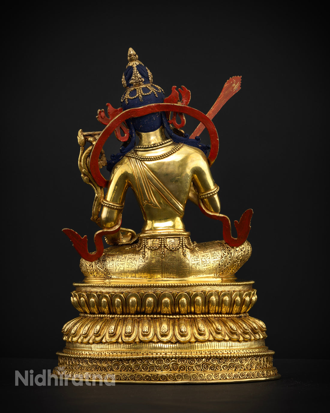 Wisdom Incarnate: The Tibetan Handcrafted Manjushri Sculpture