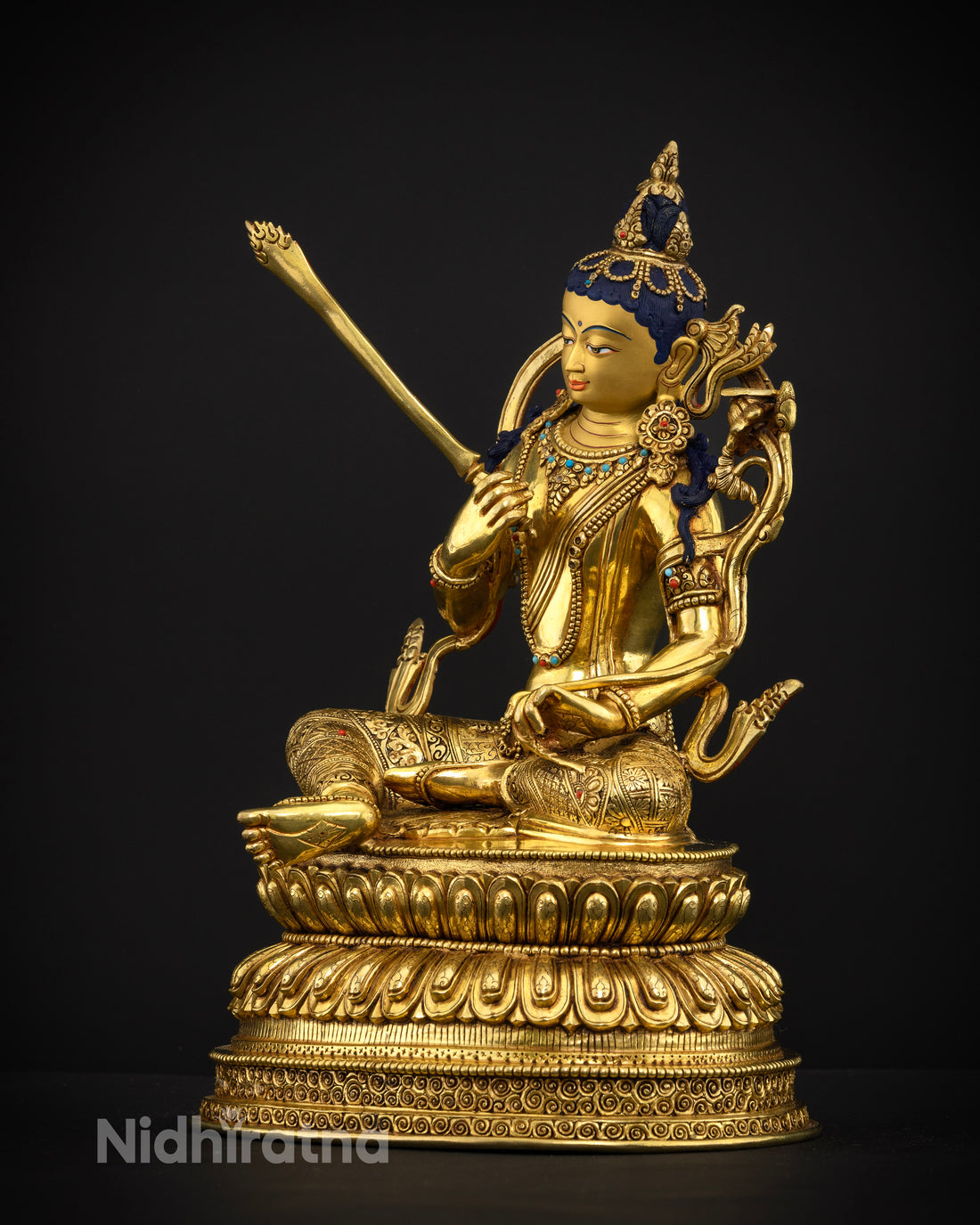 Manjushri Mantra Statue for Meditation