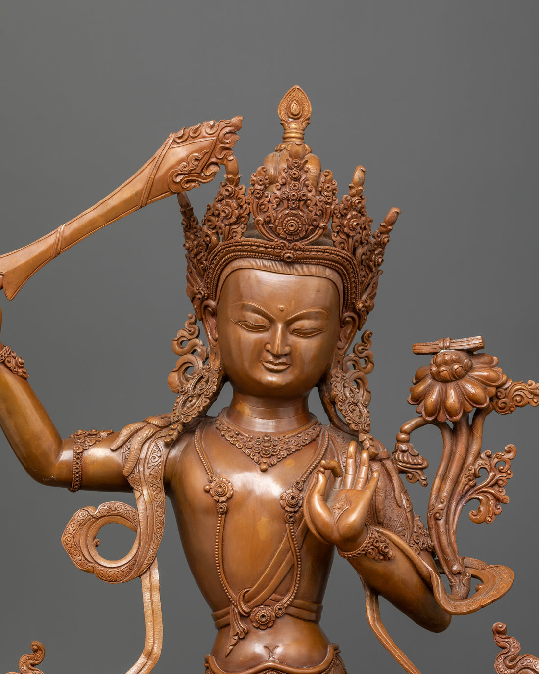 Manjushree on Ancient Oxidized: The Guardian of Insightful Wisdom