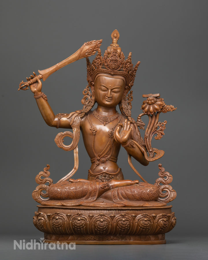 Manjushree on Ancient Oxidized: The Guardian of Insightful Wisdom