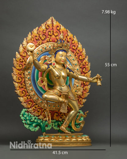 Machig Labdron | Handcrafted Copper Sculpture from Nepal