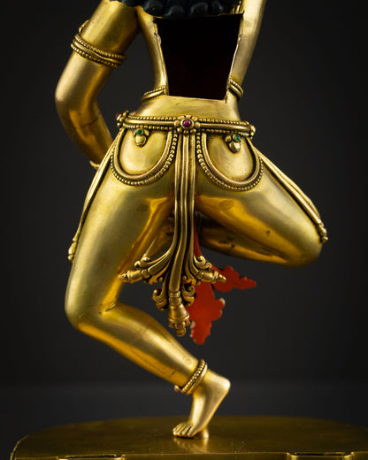 Machig Labdron Statue – 24K Gold Guaranteed Buddhist Art Piece