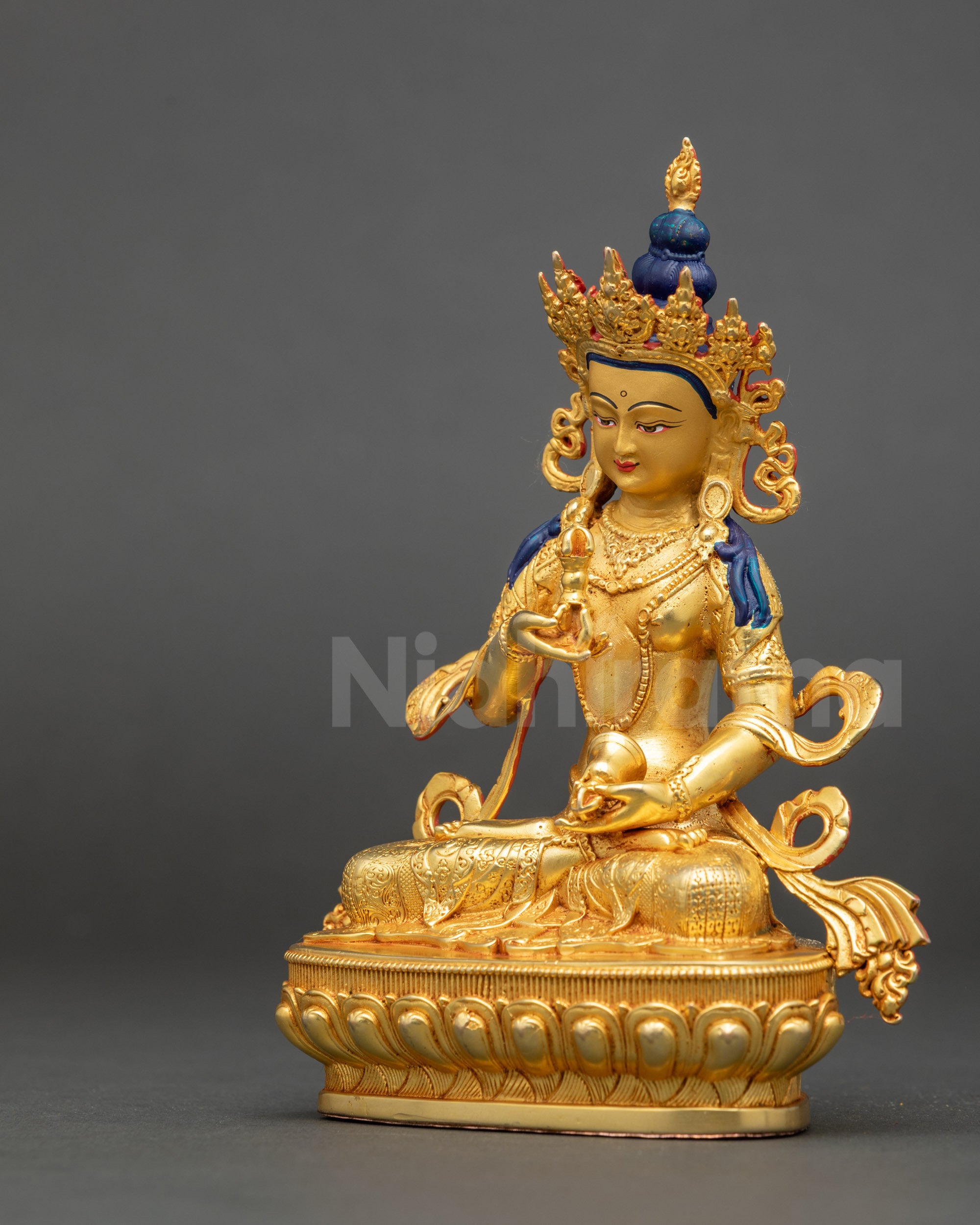 Machine-made Vajrasattva sculpture for meditation and altar devotion