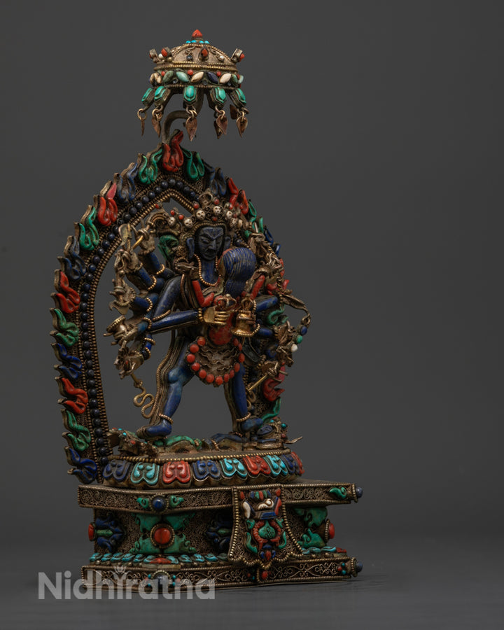 Buddhist Kalachakra Deity Statue | Spiritual Decor