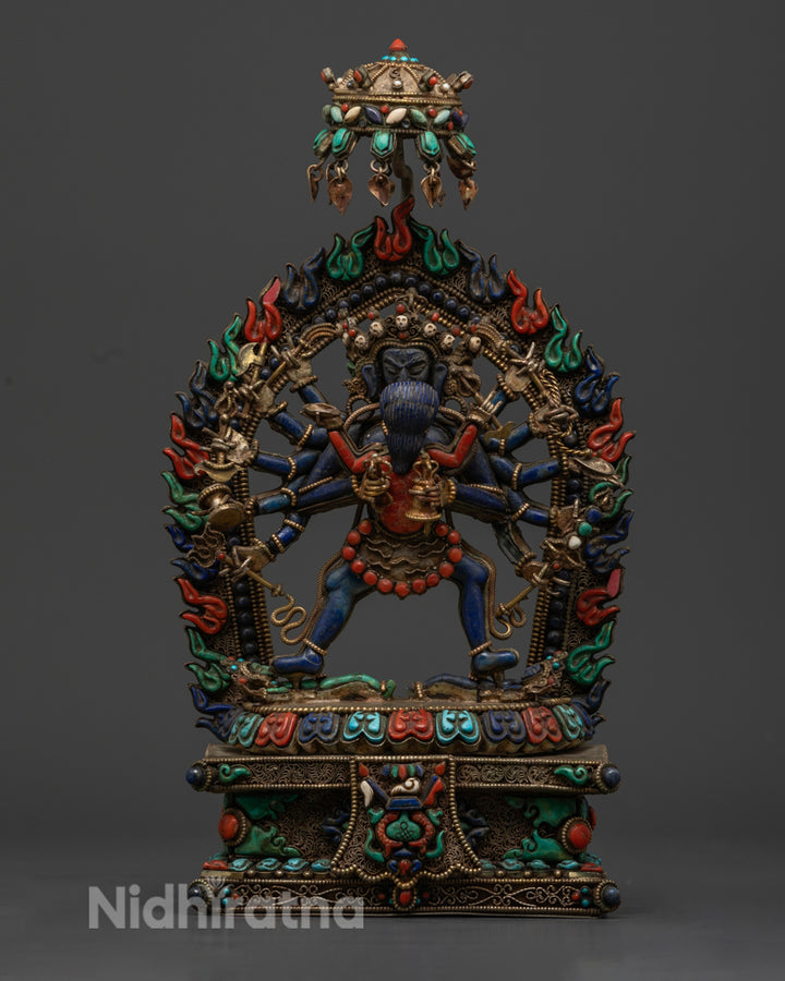 Buddhist Kalachakra Deity Statue | Spiritual Decor