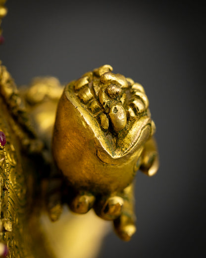 Mahakala Bernagchen Sculpture – Fierce Dharma Protector