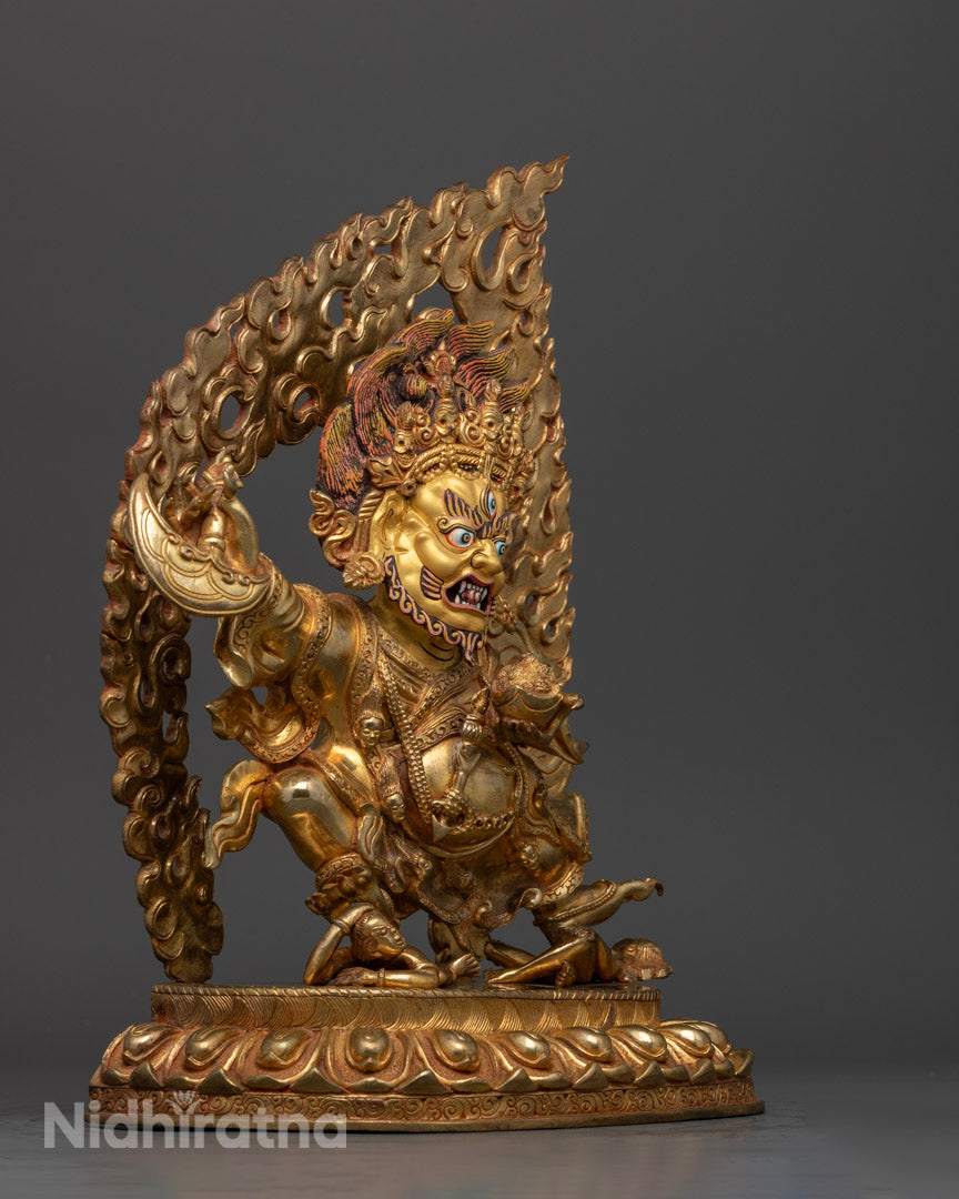 Mahakala Bernagchen "The Black Cloak" Statue