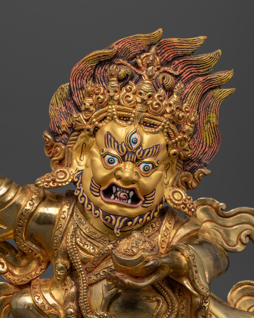 Mahakala Bernagchen "The Black Cloak" Statue