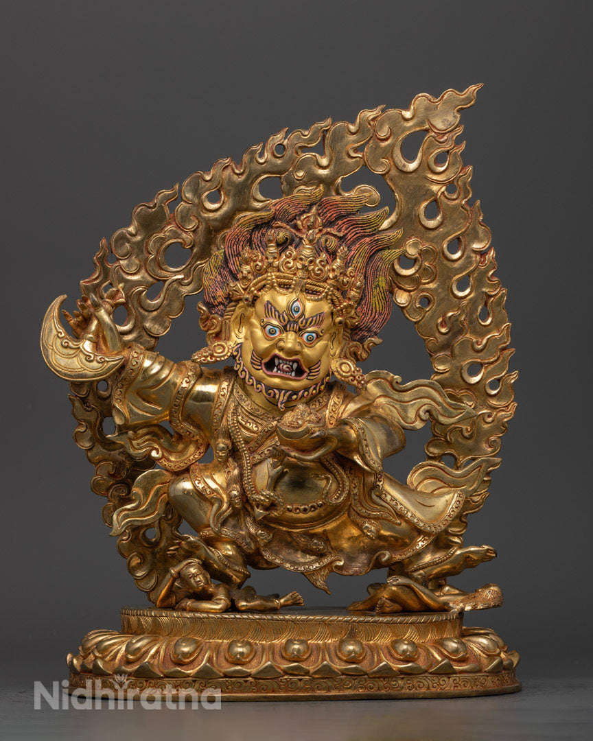 Mahakala Bernagchen "The Black Cloak" Statue