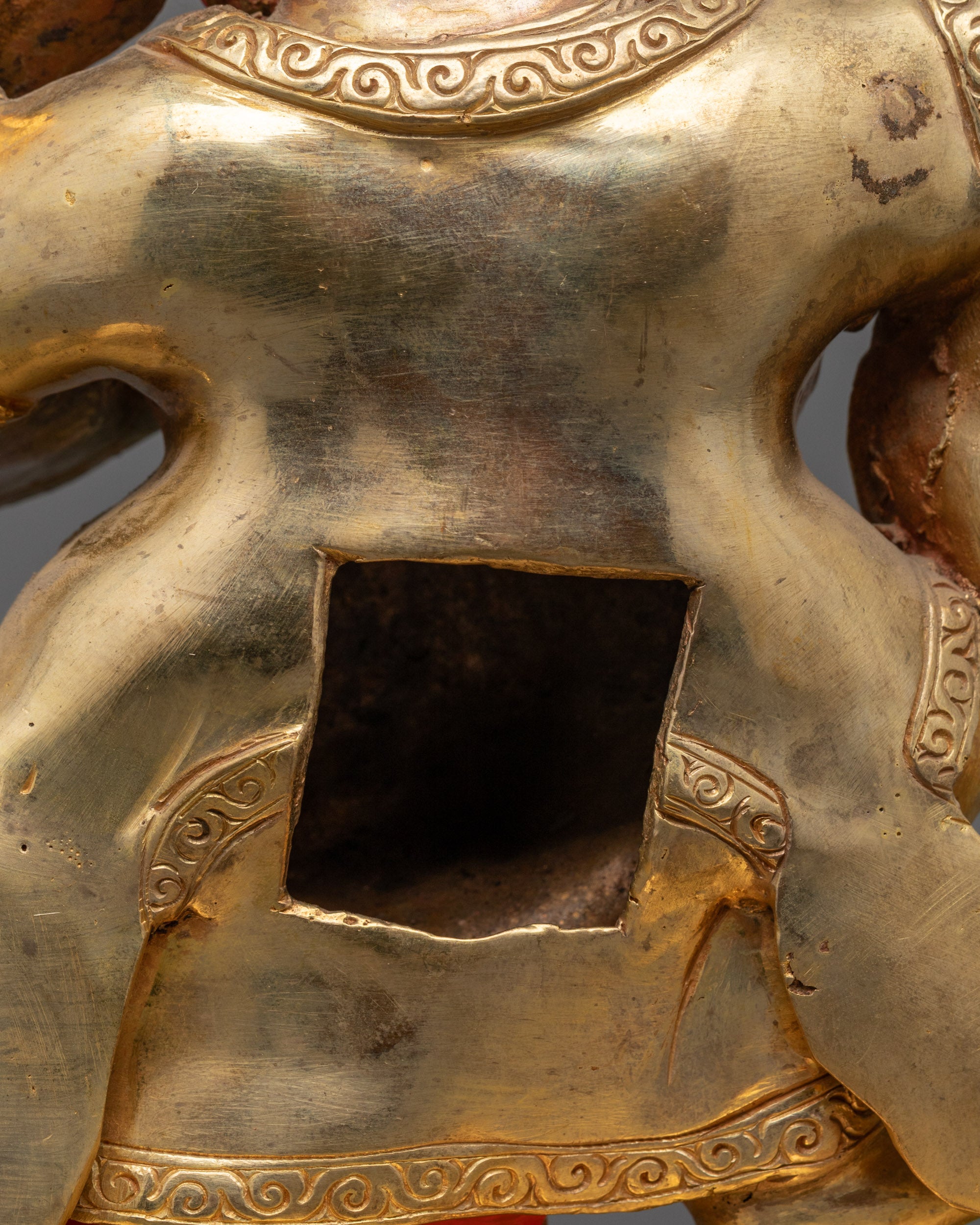 Mahakala Bernagchen Statue from Nepal | Hand-Carved Spiritual Protection