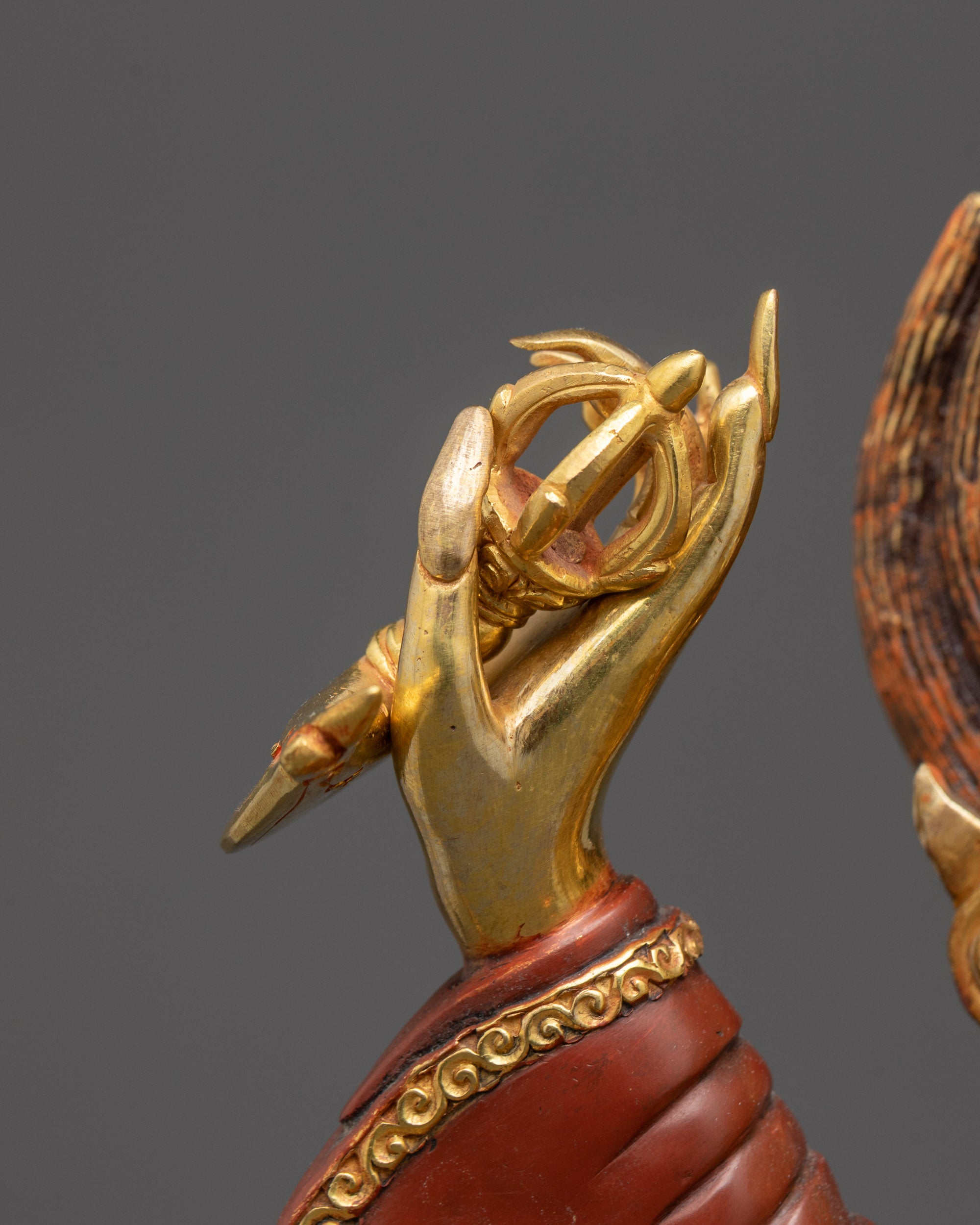 Mahakala Bernagchen Statue | Hand-Carved Tibetan Buddhist