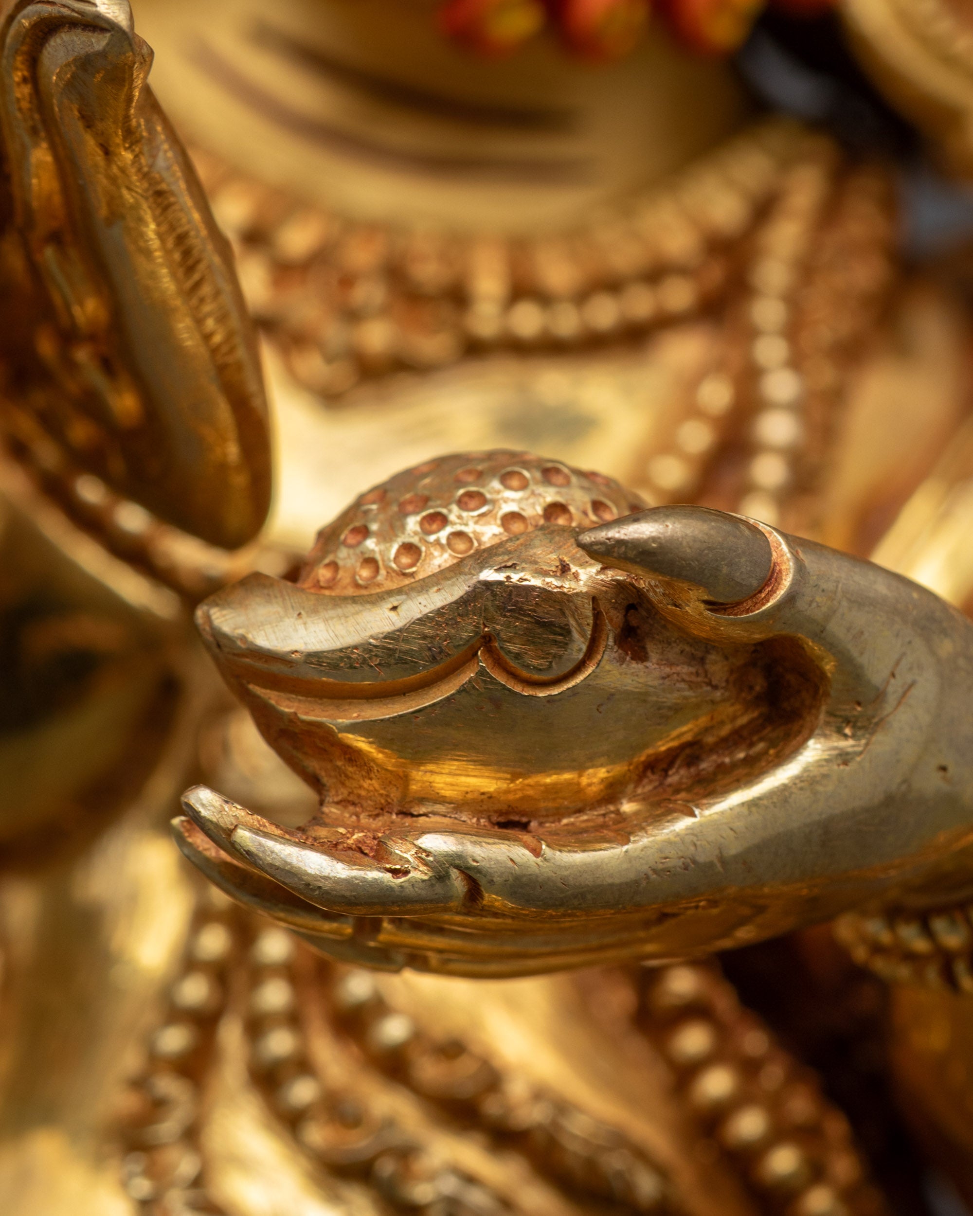 Nepalese Mahakala Statue | Six Armed Protector of Dharma