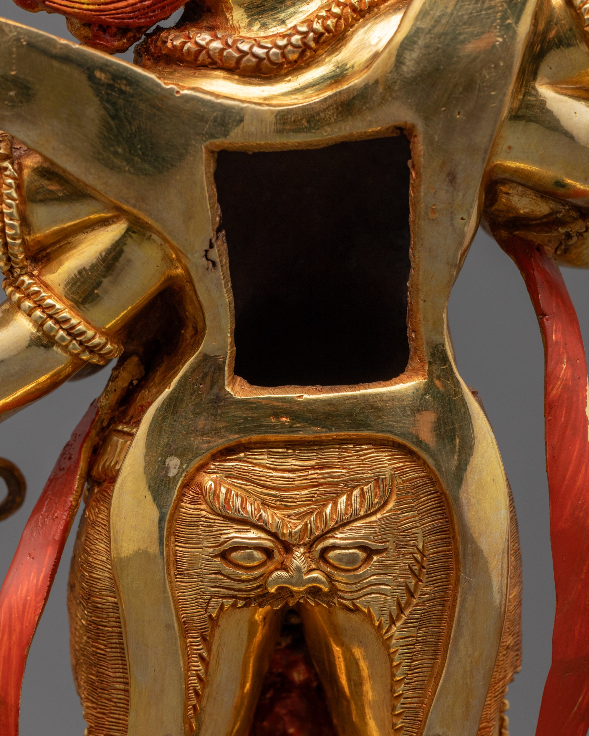 Nepalese Mahakala Statue | Six Armed Protector of Dharma