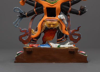 Mahakala Statue with Six Arms | Nepalese Buddhist Artisan