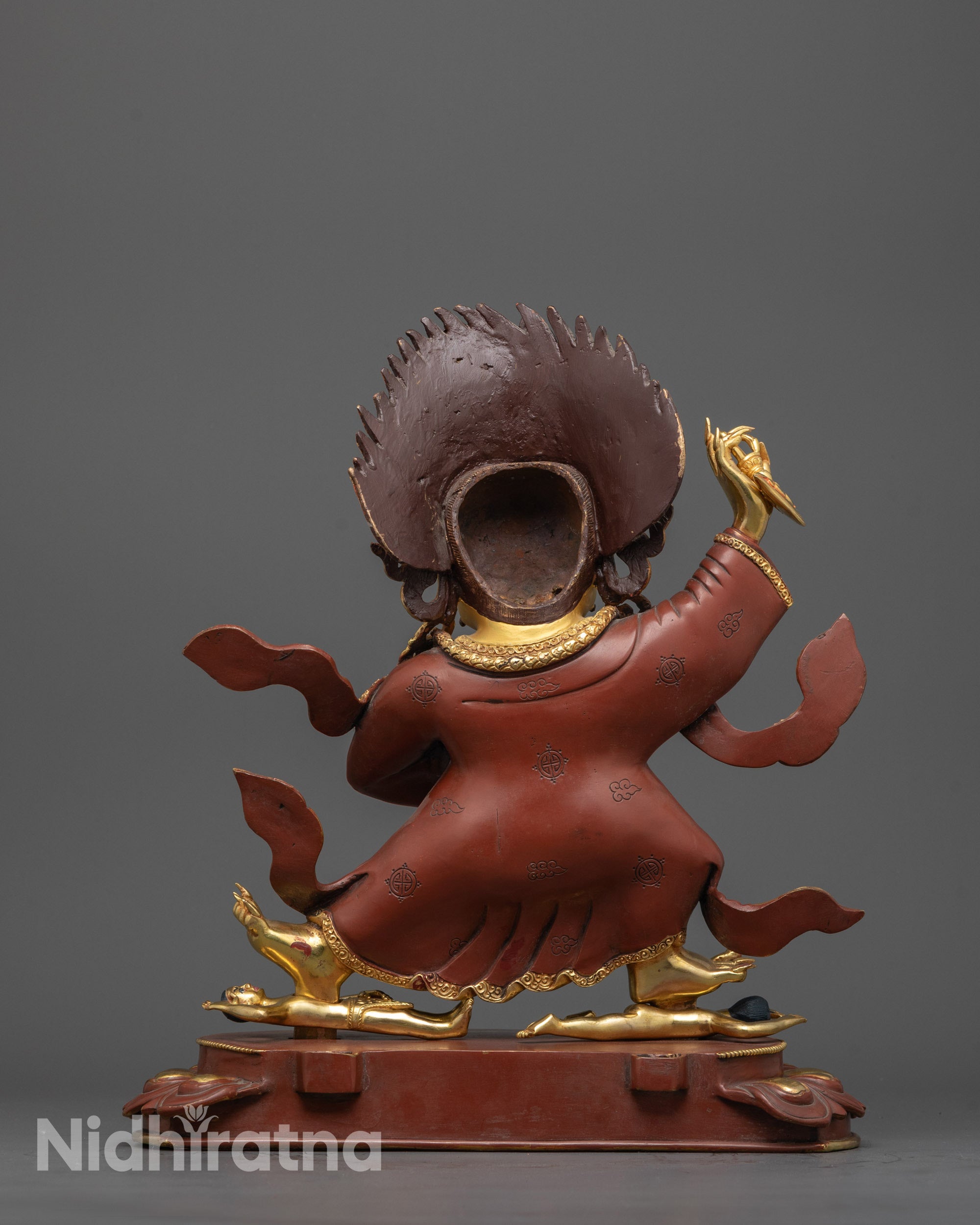 Mahakala Bernagchen Statue | Hand-Carved Tibetan Buddhist