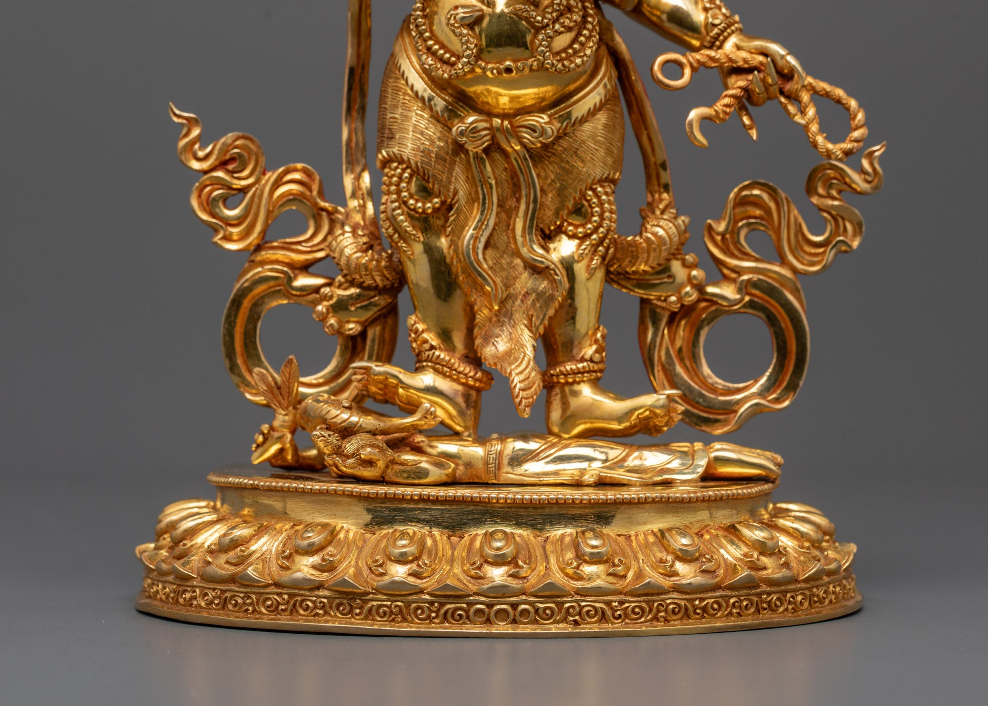 Nepalese Mahakala Statue | Six Armed Protector of Dharma