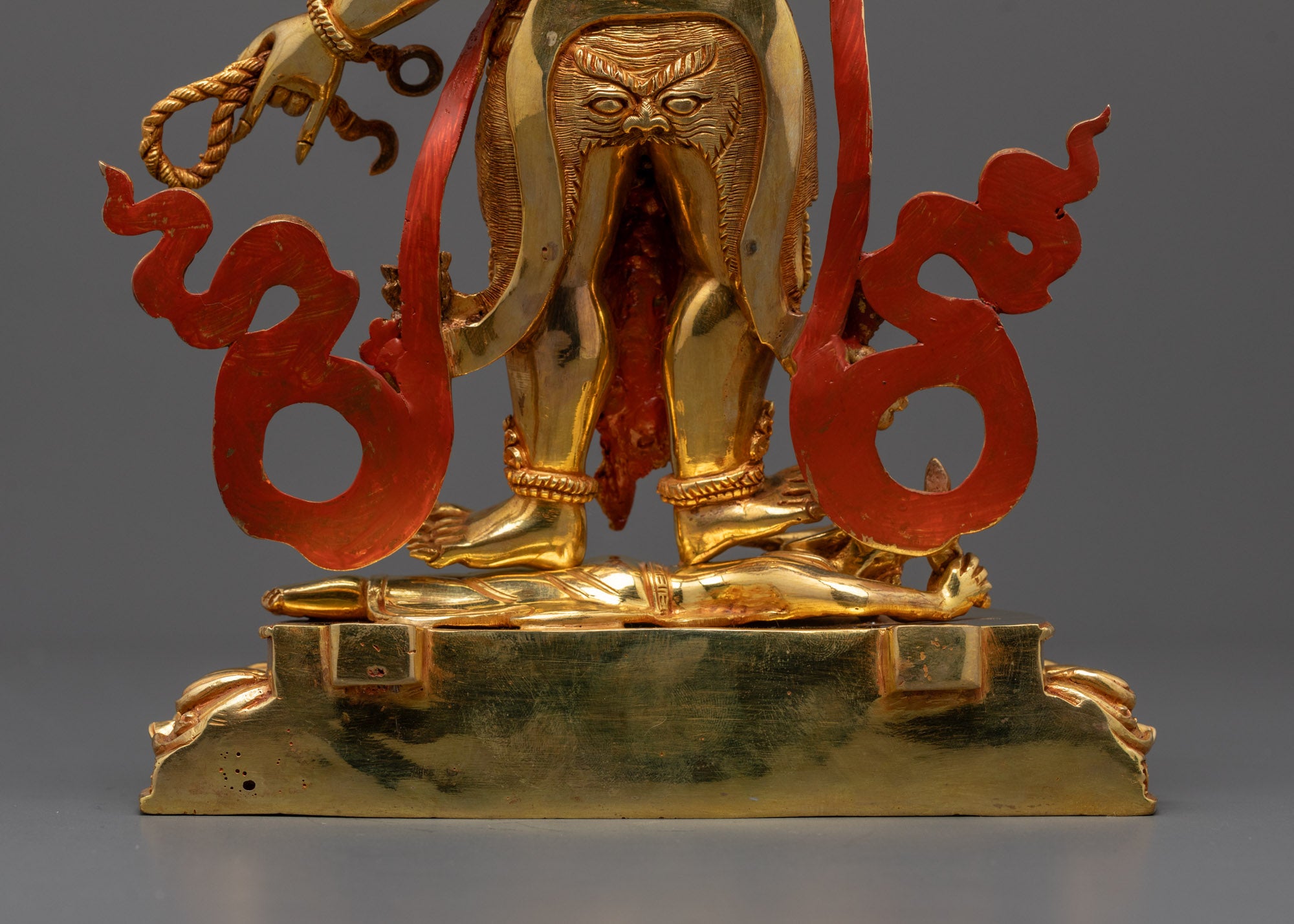 Nepalese Mahakala Statue | Six Armed Protector of Dharma