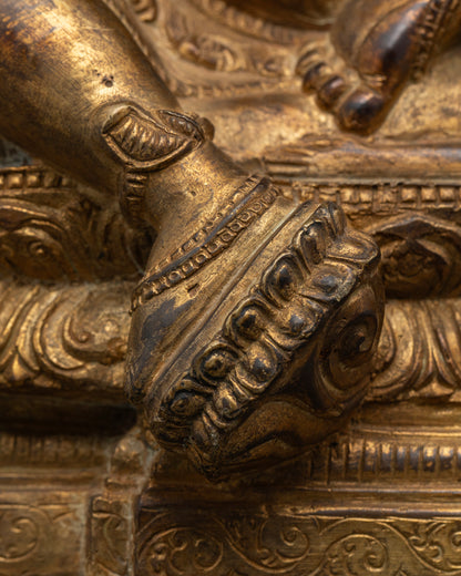 Chaturbhuja Mahakala Statue | Beautifully Crafted Sculpture