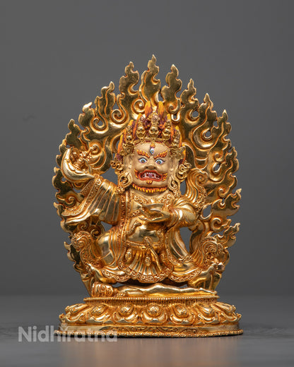 Mahakala Bernegchen Statue | Vajrayana Buddhist Deity