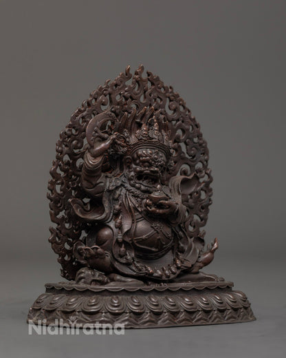 Mahakala Bernegchen Statue | Traditional Buddhist Protector