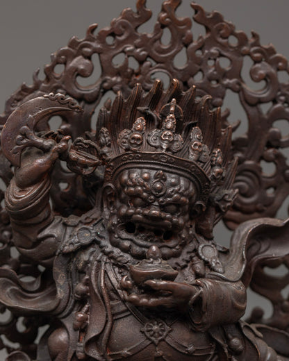 Mahakala Bernegchen Statue | Traditional Buddhist Protector
