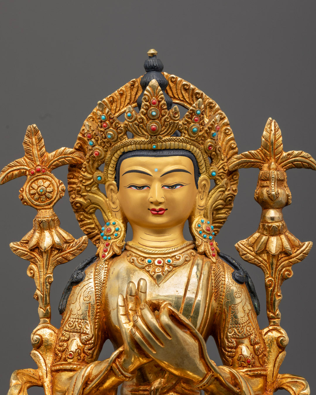 Maitreya Buddha Statue | Hand-Carved Future Buddha