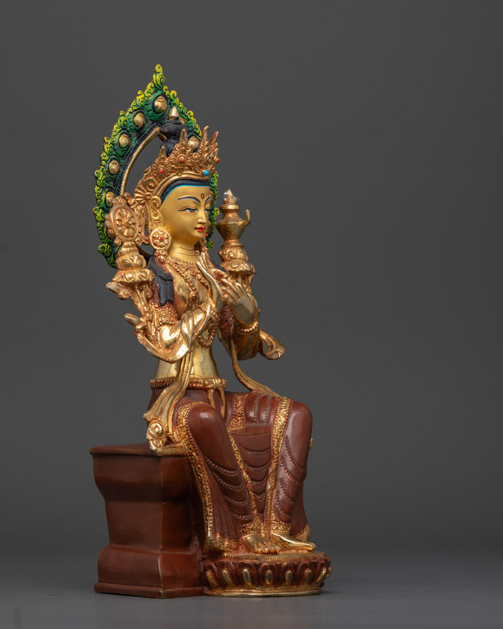 Maitreya Buddha Sculpture | Himalayan Sacred Art