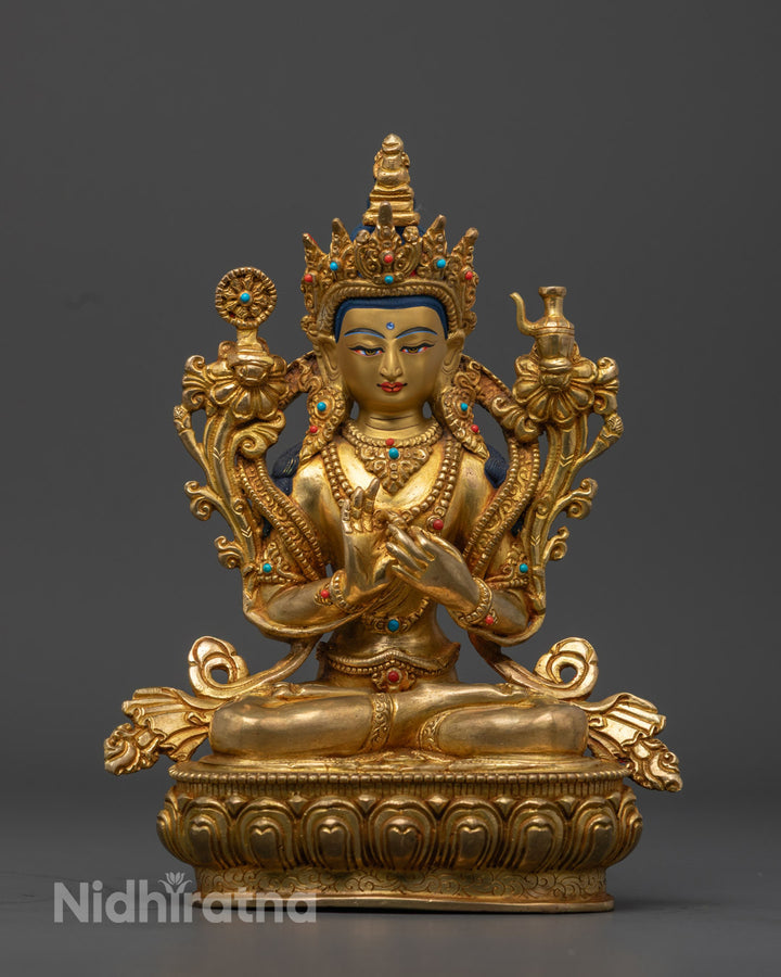 Maitreya Buddha Statue for Positivity and Spiritual Awakening