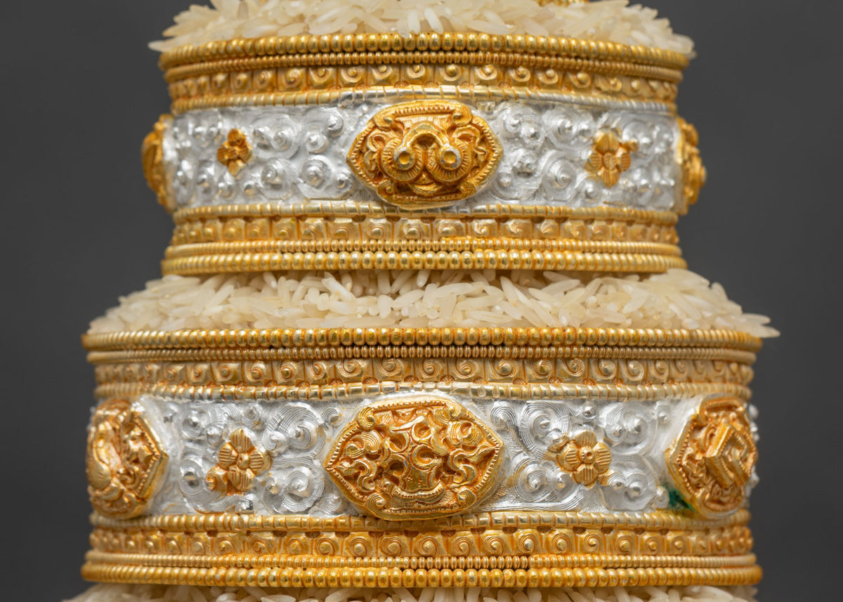 6" Mandala Offering Set | Traditional Buddhist Ritual Set